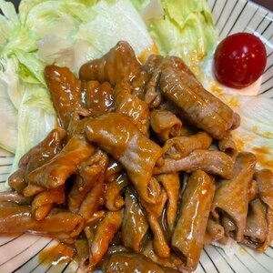 【材料3つから】簡単変身おつまみ♪トリッパ風モツ煮